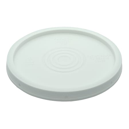 Vestil White High Density Polyethylene (HDPE) Standard Lid, 12.5 in L, 12.5 in W, 1.5 H LID-54-PW